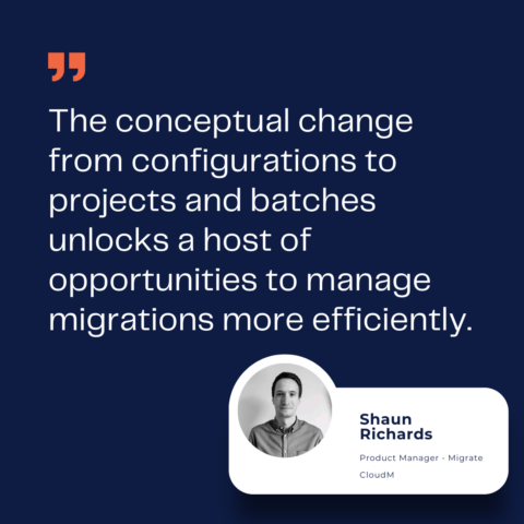 CloudM Migrate 4.0 represents a conceptual change in how migrations are managed.